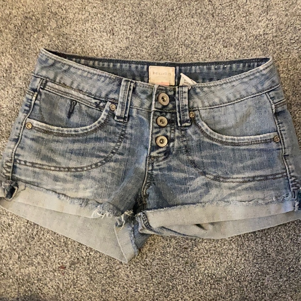 Denim shorts